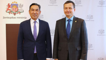 Фотография к новости: Еліміз Латвиямен агроөнеркәсіп кешенінде ынтымақтастық орнатады