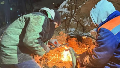 Шымкентте газ құбырындағы ақау жөнделді