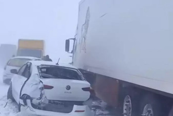 Фотография к новости: Астана-Қарағанды тас жолында 11 көлік сақтығысқан: зардап шеккендер бар