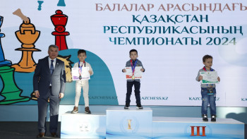 Фотография к новости: Шымкентте шахматтан Қазақстан чемпионаты мәресіне жетті