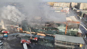 Фотография к новости: Семейдегі сауда үйіндегі өрт сөндірілді