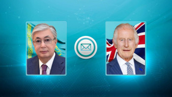 Фотография к новости: Тоқаев Ұлыбритания короліне жеделхат жолдады