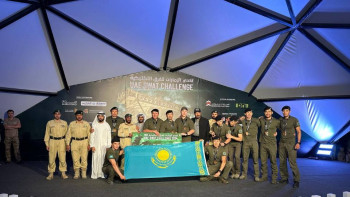 Фотография к новости: Тұңғыш рет еліміздің арнаулы бөлімшесінің командасы халықаралық сайыста жеңіске жетті