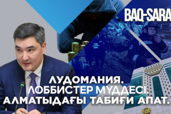 Фотография к новости: Лудомания. Лоббистер мүддесі. Алматыдағы табиғи апат