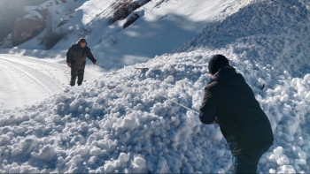 Фотография к новости: Ассы обсерваториясының жанында қар көшкіні жүрді