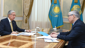 Фотография к новости: Ұлытау облысының әкімі Тоқаевқа есеп берді