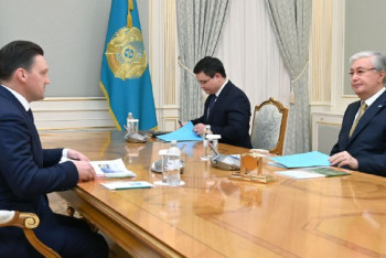 Фотография к новости: Президент Еуразиялық даму банкінің басқарма төрағасын қабылдады