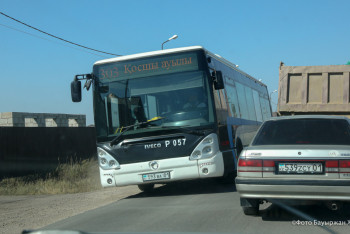 Фотография к новости: Елордада №101 жолаушылар автобусы мен көлік соқтығысты