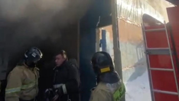 Фотография к новости: Астанада жиһаз шығаратын цех өртенді