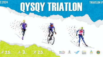 Фотография к новости: QYSQY TRIATLON: ауа райына байланысты жарыс уақыты өзгертілді