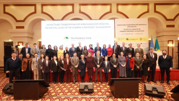 Фотография к новости: Қазақстан Дүниежүзілік банктің пандемия қорынан өтеусіз грант алды