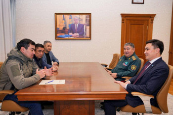 Фотография к новости: ТЖМ басшысы жұмыс сапарымен Шымкент қаласына барды