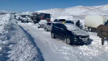 Фотография к новости: Абай облысында 68303 әскери бөлімі 120 адамды қар құрсауынан құтқарды