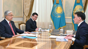 Фотография к новости: Бәсекелестікті қорғау және дамыту агенттігінің төрағасы Тоқаевқа есеп берді