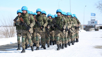 Фотография к новости: Бітімгерлік контингент Голан жоталарына аттануға дайын