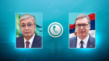 Фотография к новости: Мемлекет басшысы Сербия Президентімен телефон арқылы сөйлесті