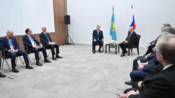 Фотография к новости: Владимир Путин Қасым-Жомарт Тоқаевқа алғыс айтты