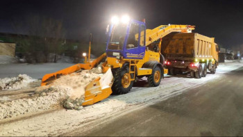 Фотография к новости: Астанада 2,3 мыңнан аса жұмысшы қар тазалауға шықты