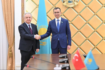 Фотография к новости: Сенат төрағасы Түркияның Қазақстандағы елшісімен кездесті