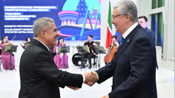 Фотография к новости: Мемлекет басшысы «Қазан Экспо» көрме орталығына барды