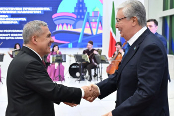 Фотография к новости: Мемлекет басшысы «Қазан Экспо» көрме орталығына барды