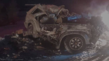 Фотография к новости: Жетісуда жеңіл көлік пен жүк көлігі соқтығысып, ер адам қаза тапты