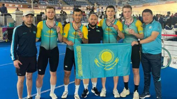 Фотография к новости: Азия чемпионаты: Елордалық велошабандоз қола жүлдегер атанды