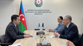 Фотография к новости: Қазақстан мен Әзербайжан экология және табиғи ресурстар саласындағы ынтымақтастықты дамытуда