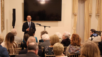 Фотография к новости: Белгілі қазақстандық композитордың шығармалары Вашингтонның төрінде шырқалды