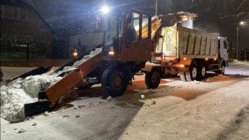 Фотография к новости: Астанада түнгі ауысымда 1000-ға жуық арнайы техника қар тазалауда