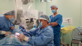 Фотография к новости: Елордада дәрігерлер құлақтың сирек кездесетін дертіне ерекше ота жасады