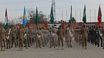 Фотография к новости: Әскери қызметшілер Пәкістандағы әскери жарысқа қатысып жатыр
