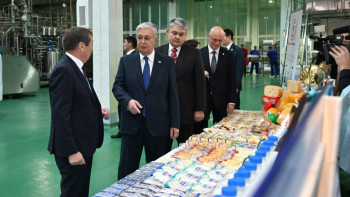 Фотография к новости: Тоқаев Шығысты сүтпен қамтып отырған корпорацияны аралады