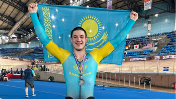 Фотография к новости: Қазақстандық велошабандоз Үндістанда қола жүлдегер атанды