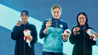 Су спорты: Азия чемпионатының 2-күні Ұлттық құрама 8 алтын медаль жеңіп алды