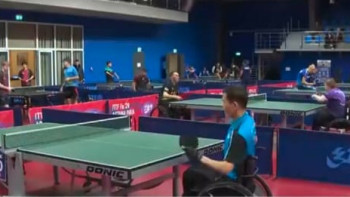 Фотография к новости: Елімізде алғаш рет пара үстел теннисінен халықаралық турнир өтіп жатыр