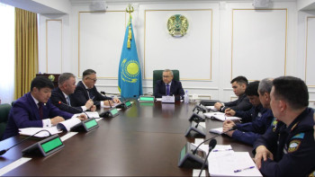 Фотография к новости: Жер сілкінісі. Жетісу облысының әкімі жедел штаб отырысын өткізді