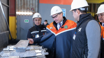 Фотография к новости: Бектенов Павлодар облысының аса ірі жүйе құраушы кәсіпорындарында болды