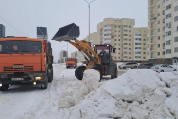 Астанадан бір күнде 32 мың текше метрден астам қар шығарылды