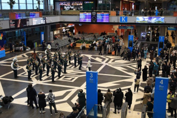 Фотография к новости: Әскери оркестр елордалықтарға мерекелік көңіл-күй сыйлады