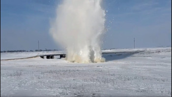 Фотография к новости: Батыс Қазақстан облысында мұз жару жұмыстары аяқталды