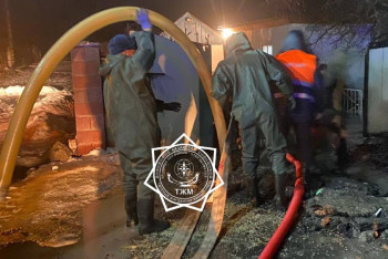 Фотография к новости: Жетісуда 10 үйдің ауласын су басты