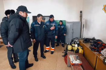 Фотография к новости: ТЖ министрі жұмыс сапарымен Қарағанды облысында болды