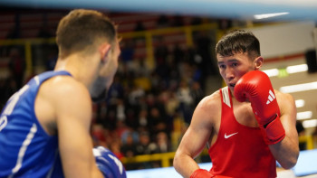 Фотография к новости: Бокстан Олимпиадаға іріктеу: Махмұд Сабырхан ширек финалға өтті