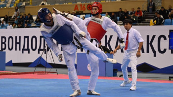 Фотография к новости: Таеквондодан ұлттық құрама Олимпиаданың іріктеу турниріне қатысады