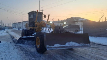 Фотография к новости: Елордадан бір күнде 28 мың текше метр қар шығарылды