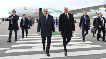 Фотография к новости: Тоқаев Әзербайжан Республикасына мемлекеттік сапары аясында Физули қаласына барды