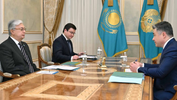 Фотография к новости: Тоқаев Ұлттық банк төрағасын қабылдады