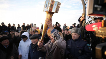 Фотография к новости: Амал 2024: Маңғыстауда дәстүрлі "Бірлік оты" жағылды