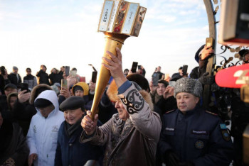 Фотография к новости: Амал 2024: Маңғыстауда дәстүрлі "Бірлік оты" жағылды